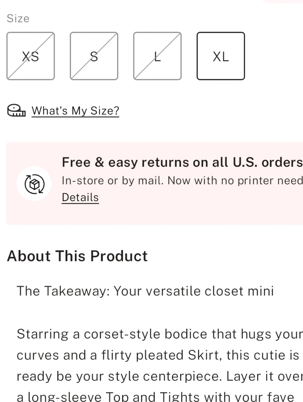 VS PINK DENIUM ZIP FRONT CORSET DRESS - Picture 9 of 12